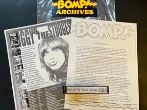 IGGY KILL CITY /. I GOT A RIGHT- TRANSFERS "SAFETY COPY"  with BIO, PRESS SHEET ARCHIVAL CASSETTE SET 