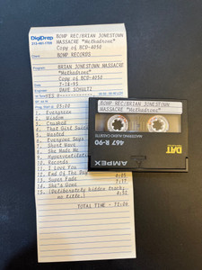 BRIAN JONESTOWN MASSACRE-BCD 4050  METHADRONE - DAT FORMAT! ONE OF A KIND..