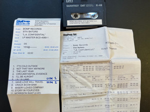 BATORS, STIV (DEAD BOYS) L.A. CONFIDENTIAL LP MASTER- DAT FORMAT! ONE OF A KIND.