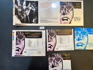 IGGY POP  ORIGINAL ARTWORK, FILM, AND PROOFS  FOR BOMP WILD LOVE CD -AUCTION ITEM - SEND BID BY MAY  24TH