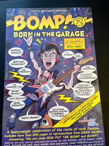 BOMP- BORN IN THE GARAGE- WILLIAM STOUT ARTWORK- 2009 VINTAGE POSTER-