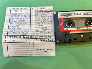 JEREMY GLUCK (BARRACUDAS) Nikki Sudden & Rowland S. Howard Featuring Jeffrey Lee Pierce1987 UNRELEASED!  VINTAGE CASSETTE 