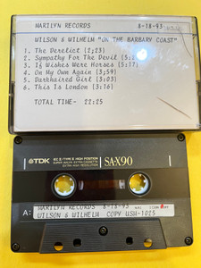  EX Flamin' Groovies Chris Wilson, Danny Mihm & James Ferrell -LIVE  Archival  1993 CASSETTE 