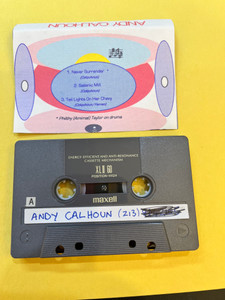 ANDY CALHOUN (PINK FAIRIES/ MICK FARREN/WITH MOTORHEAD DRUMMER)Archival  CASSETTE 