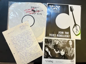 STEPPES- VLP 2058- ENQUIRE WITHIN -TEST PRESSING, ORIG 1991 LETTER, PHOTO & SPECIAL VOXX COVER-  LP