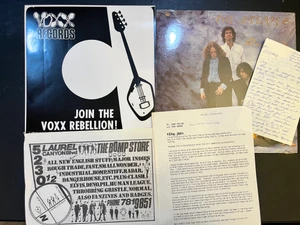 STEPPES  -Drop of the Creature  VOXX 200.044 SET W. ORIGINAL LETTERS, FLIER FROM BOMP STORE -LP