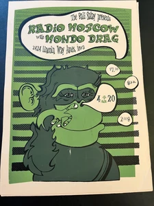 RADIO MOSCOW/ MONDO DRAG 2008 CONCERT POSTER 
