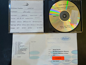 BRIAN JONESTOWN MASSACRE- BRAVERY REPETITION AND NOISE -CD MASTER - ONLY ONE MADE.