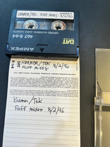 DENIS TEK/ WAYNE KRAMER - ROUGH MIXES 8/2/96-DAT FORMAT! ONE OF A KIND..