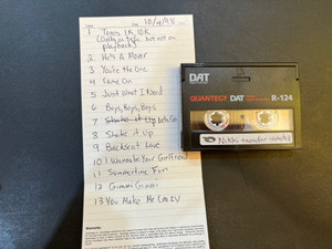 NIKKI CORVETTE- 13 TRACK TRANSFER -DAT FORMAT! ONE OF A KIND..