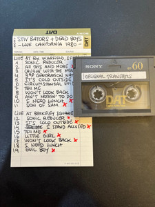 STIV BATORS AND THE DEAD BOYS- 1980 LIVE ORIGINAL TRANSFERS- RARE DAT FORMAT