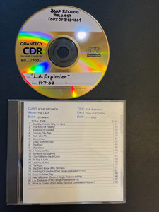 LAST- L.A. EXPLOSION -BCD 4004- MASTER TEST CD