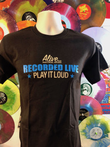 ALIVE "PLAY IT LOUD " LAST ONES SMALL ONLY- SHORT SLEEVED SHIRT ALIVE "PLAY IT LOUD " LAST ONES SMALL ONLY- SHORT SLEEVED SHIRT