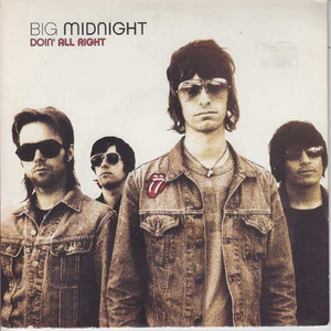 BIG MIDNIGHT - Doin All Right  (Former RICHMOND SLUTS ) pc slv Fantastic power pop/garage- 45 RPM