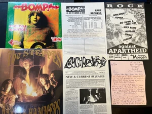 STEPPES - Harps & Hammers  (Voxx 200.064) SET with personal letter,fanzine, flier, and more- LP