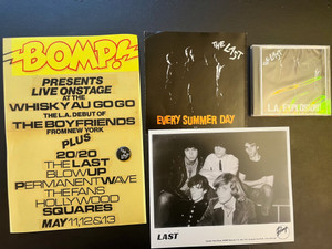 LAST - L.A. Explosion CD SET WITH FLIER, VINTAGE BADGE, GLOSSY PHOTO, CD AND 7" COVER!