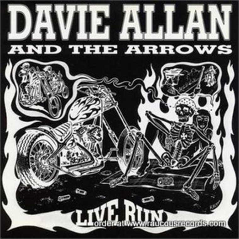 ALLAN  DAVIE  AND THE ARROWS - Live Run (lthe boss hogs of biker flick soundtracks)LAST  COPY!CD