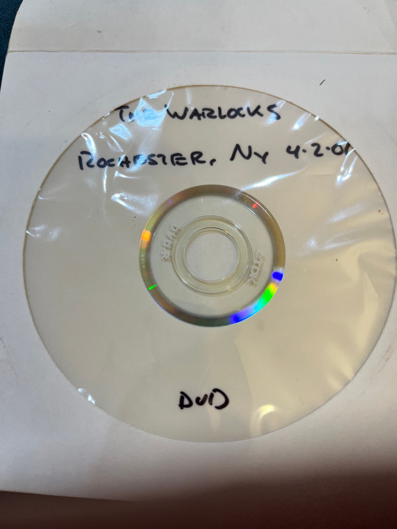 WARLOCKS - DVD LIVE ROCHESTER 4/2/01