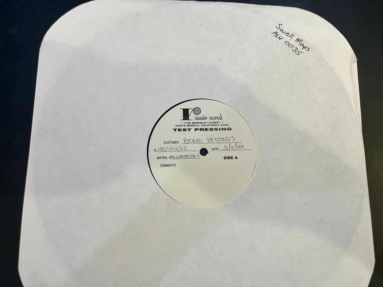 SWELL MAPS  -INTERNATIONAL RESCUE -ORIGINAL TEST PRESSING  ALIVE 0035 