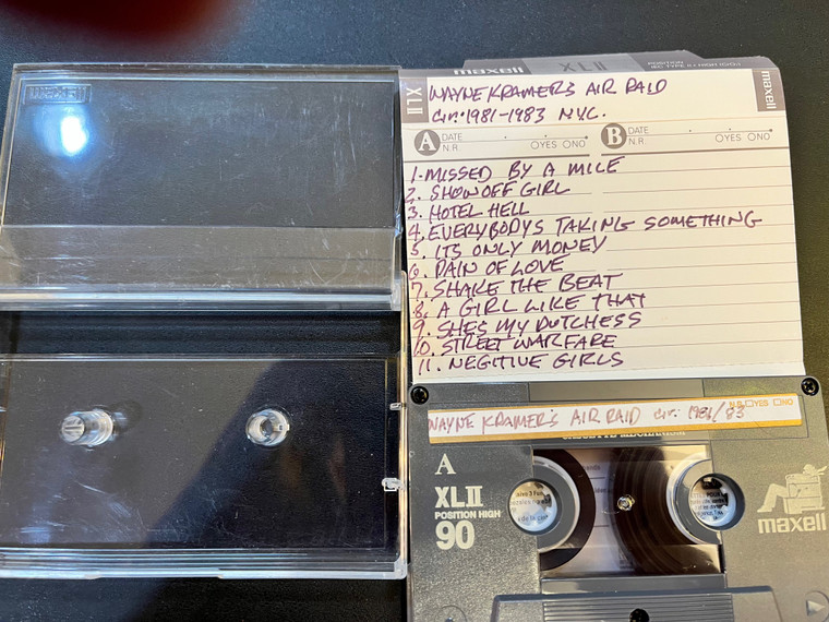 WAYNE KRAMER'S AIR RAID 1981-1983 -ARCHIVAL CASSETTE