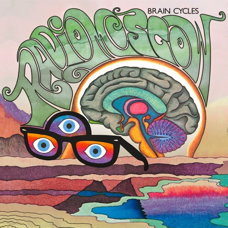 RADIO MOSCOW  - Brain Cycles (STONER PSYCH prod by Dan of the Black Keys ) ORANGE LTD. EDITION of 200  with ORIGINAL ARTWORK -   LP