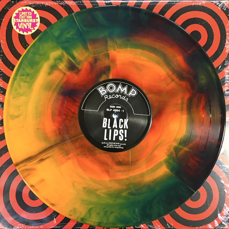 BLACK LIPS  - ST   LAST FEW! ! LTD ED STARBURST LP WITH POSTER!