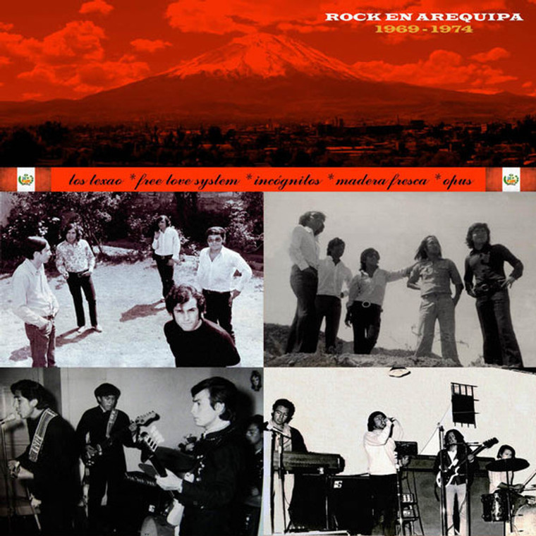 ROCK EN AREQUIPA  - ST (Rare singles from  60s Peru )  COMP CD