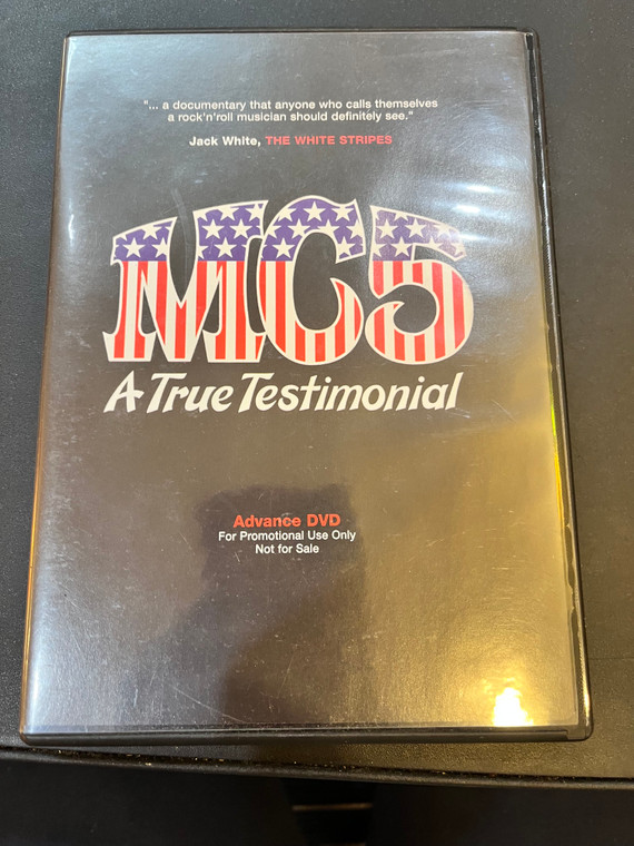  MC5: A True Testimonial.-Wayne Kramer Kick Out the Jams Stooges New York Dolls- RARE promo DVD 