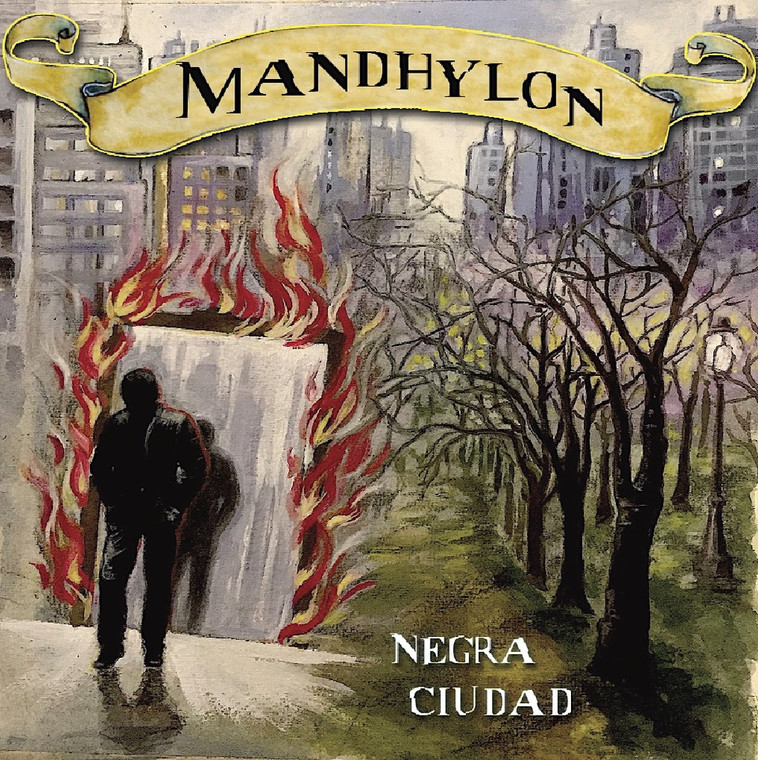 MANDHYLON   -Negra ciudad(68-70 Argentine beat psych )LP + color insert   