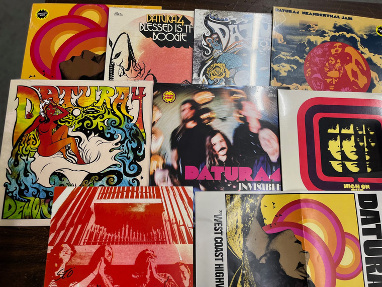 DATURA4 - BOX SET! ALL SEVEN LPS, AUTOGRAPHED INSERT AND POSTER! 