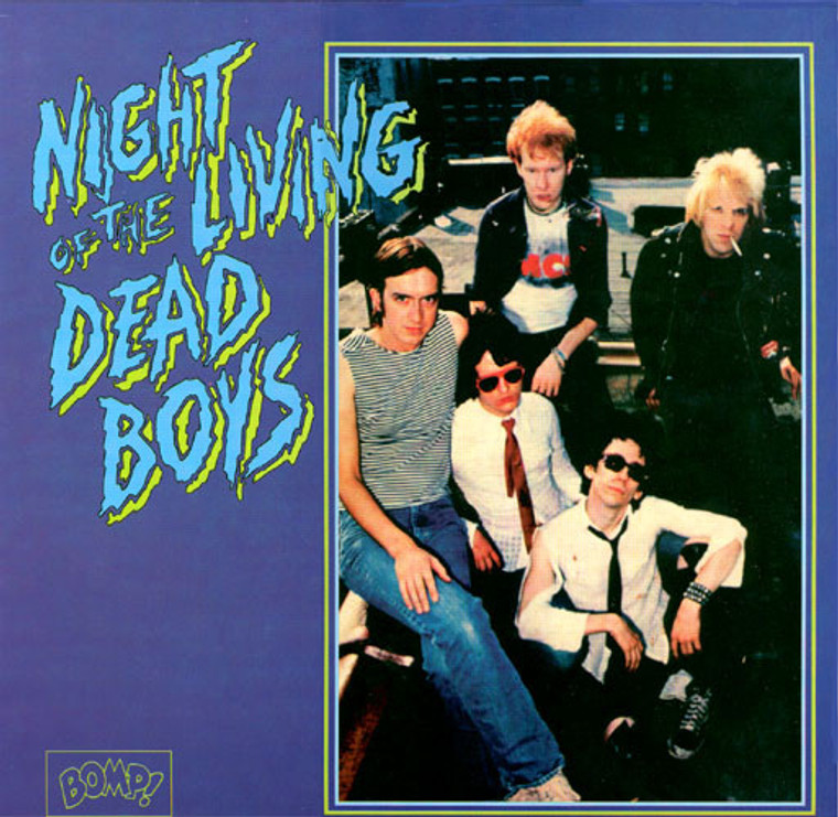 DEAD BOYS  -NIGHT OF THE LIVING - 1996 reissue with BLUE cover   LP