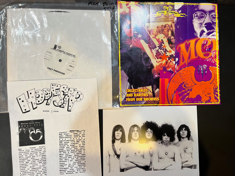 MC5  - Powertrip 10" ALIVE 0005  TEST PRESSING SET with EXTRAS!