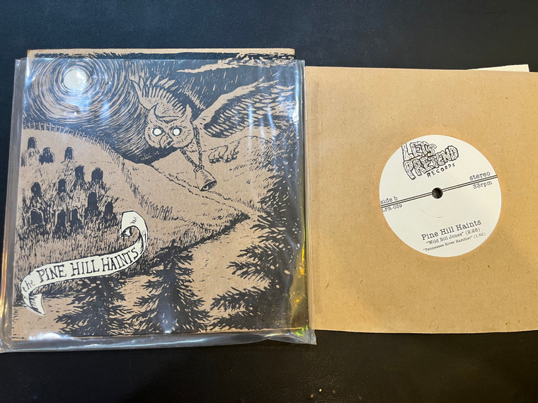 Pine Hill Haints/ Trainwreck Riders - LTD ED OF 100 CLEAR VINYL - 45 RPM