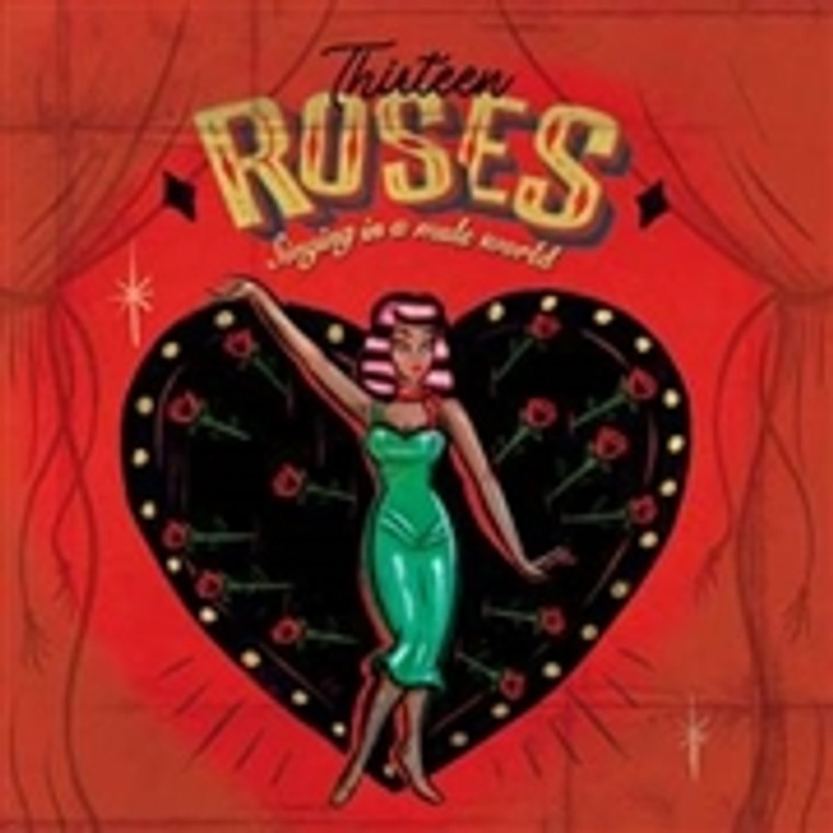 THIRTEEN ROSES SINGING IN A MALE WORLD  VA-   Splendid collection of jazz, soul and blues hits from way back when--PURPLE  VINYL-  COMP LP