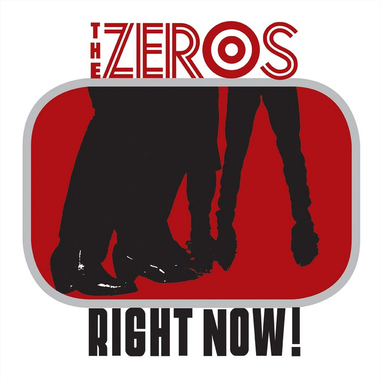 ZEROS-RIGHT NOW -  SET W. POSTER, BUMPER STICKER & 1979 BIO WRITTEN BY GREG SHAW! LAST ONES!