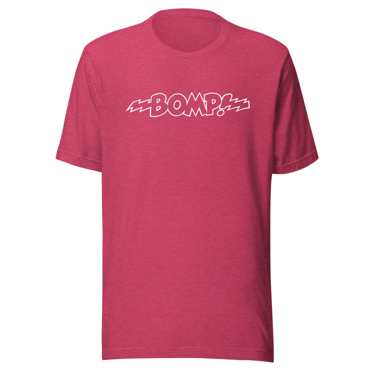 BOMP - VINTAGE STYLE T-SHIRT (HEATHER RASPBERRY) FREE SHIPPING!