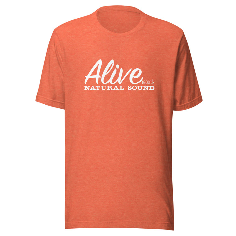 ALIVE - VINTAGE STYLE T-SHIRT (HEATHER ORANGE) FREE SHIPPING!