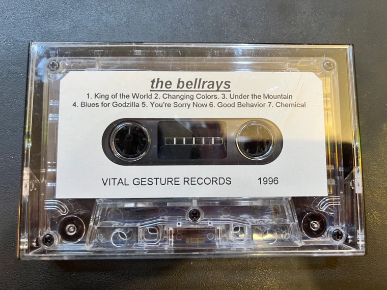 BELLRAYS- VINTAGE DEMO CASSETTE FROM OUR ARCHIVES- 