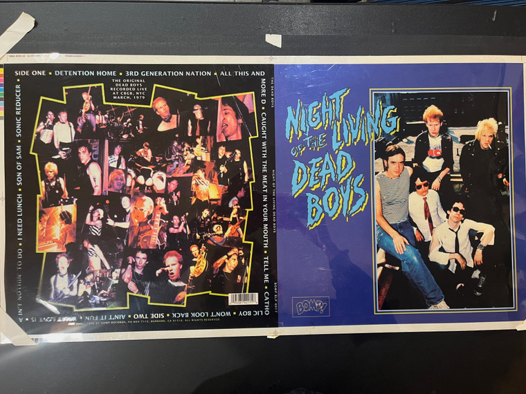 DEAD BOYS-AUCTION ITEM! NIGHT OF THE LIVING DEAD BOYS -ORIGINAL COLOR SEPARATIONS! -SUBMIT BIDS BY SUNDAY May 31st 