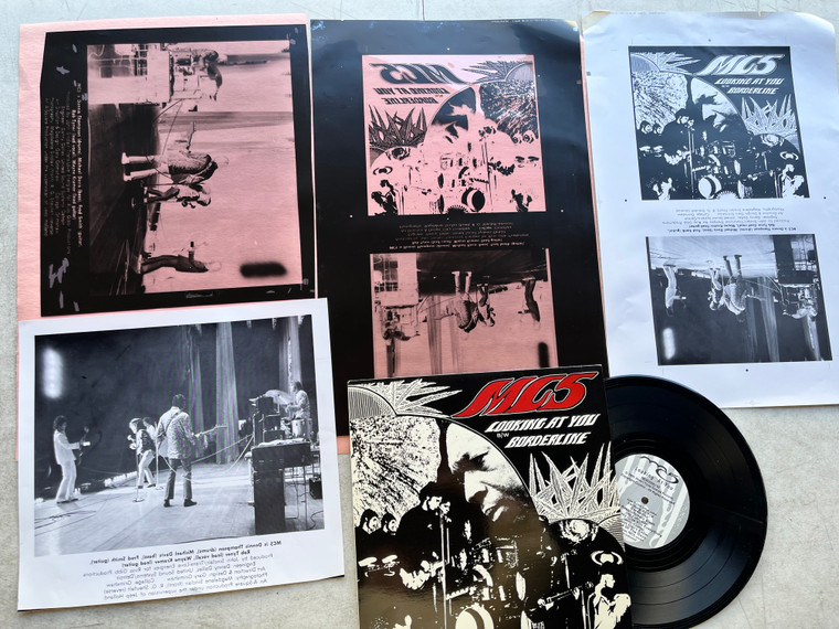 MC5- LOOKING AT YOU - PROOFS, FILM AND 10" RECORD -AUCTION ITEM - SEND BID BY JUNE 7 TH 