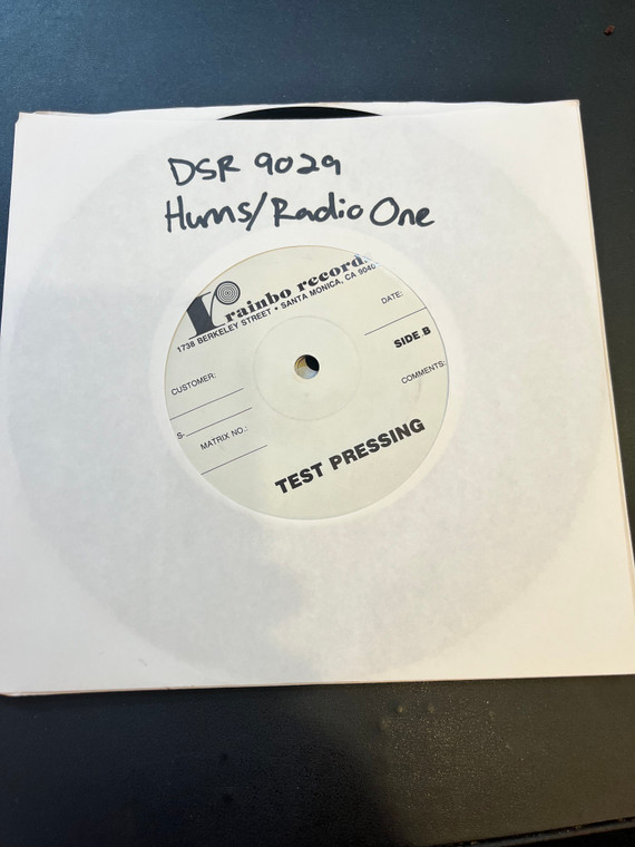 HUNNS/RADIO ONE -TEST PRESSING -DSR 9029 - 45 RPM