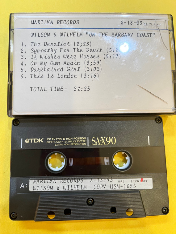  EX Flamin' Groovies Chris Wilson, Danny Mihm & James Ferrell -LIVE  Archival  1993 CASSETTE 
