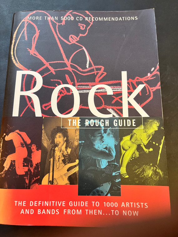 ROCK- THE ROUGH GUIDE- MORE THAN 5000 CD RECOMMENDATIONS- BOOKS AND MAGS 