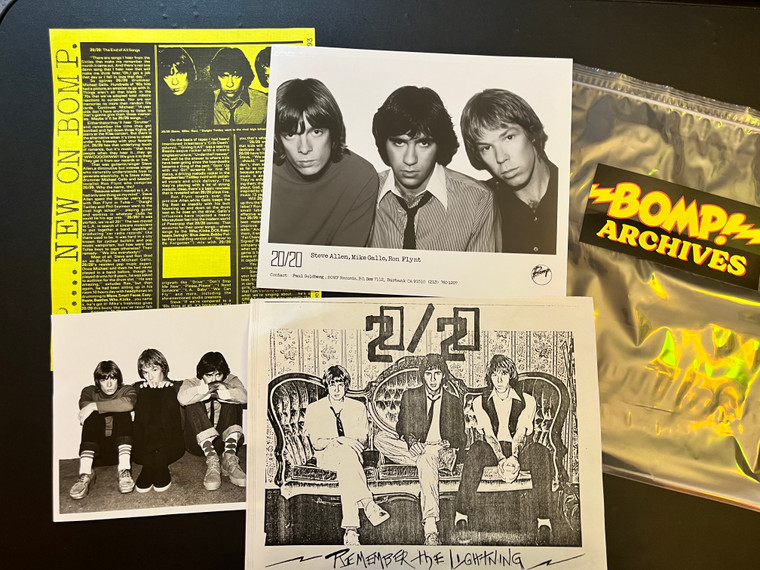 20/20  FAN SET W PHOTOS, FLIER, AND PRESS RELEASE!