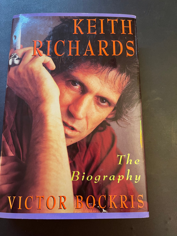 KEITH RICHARDS The Biography  -1992 402 PAGES  HARDCOVER  - BOOKS AND MAGS