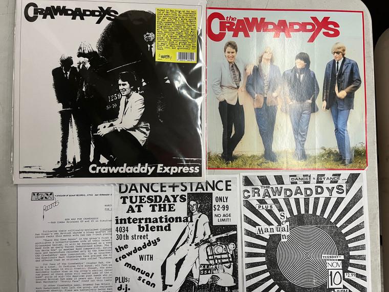 CRAWDADDYS  EXPRESS - NEW PRESSING!-W FLIERS, PRESS RELEASE AND SPECIAL SET COVER!