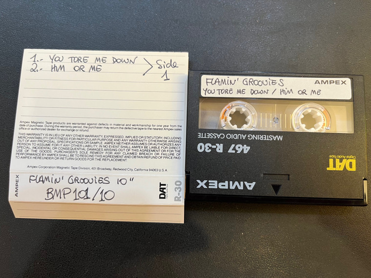 FLAMIN GROOVIES - YOU TORE ME DOWN/HIM OR ME- BOMP 101 /10"-DAT FORMAT! ONE OF A KIND..