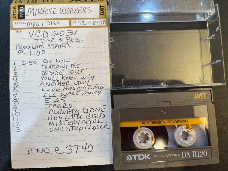 MIRACLE WORKERS- VCD 2031 DAT FORMAT! ONE OF A KIND..