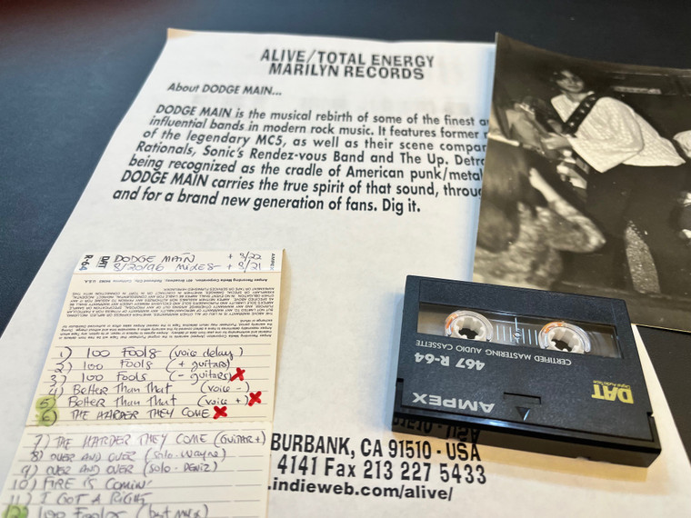 DODGE MAIN - 8/96 MIXES - DAT FORMAT! ONE OF A KIND..WITH EXTRAS 