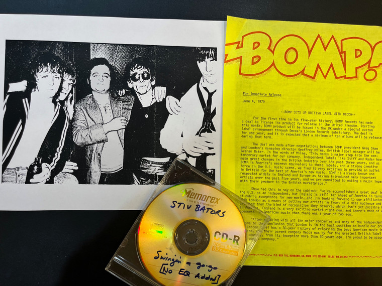 BATORS, STIV- SWINGING A GO GO -MASTER CD WITH EXTRAS!  -